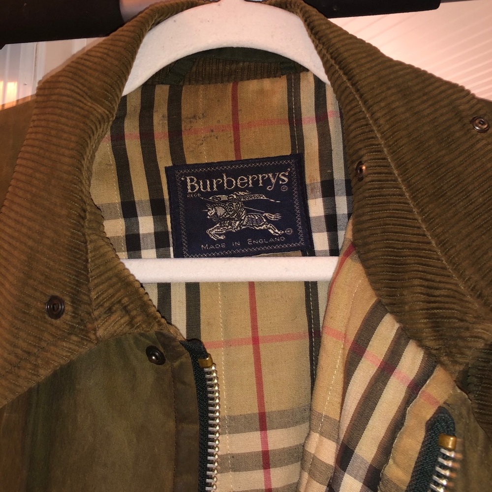 Men’s Burberry wax jacket